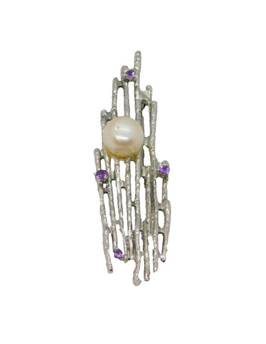 Sterling silver amethyst - sterling, 4