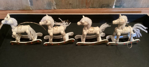 Vintage hand painted wooden - 4,