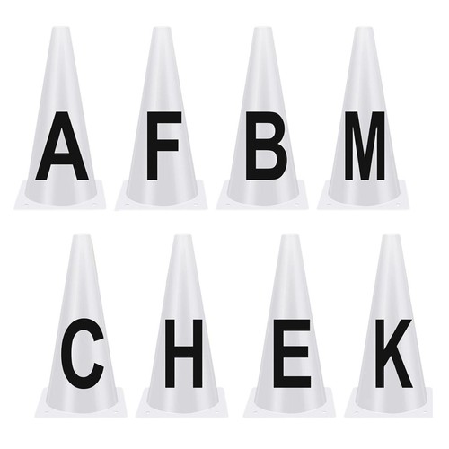8pcs dressage cones letters - 8pcs, cones,letters