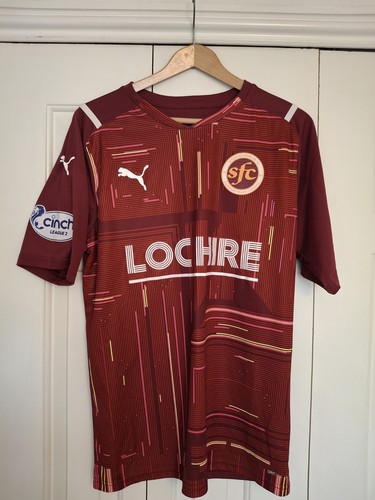 Stenhousemuir match worn - stenhousemuir,