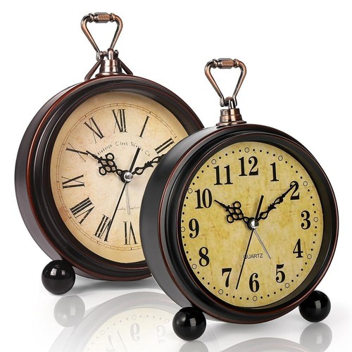Battery alarm clock vintage - clock,