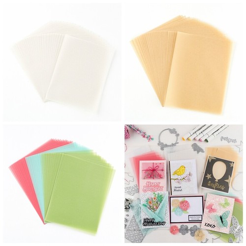 Colored frosted smooth - smooth, vellum
