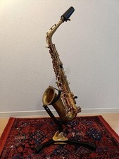 YAMAHA Alto Saxophone YAS-62 First generation Gold Operation checked Case Strap