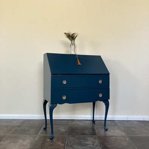 Vintage painted oak - vintage, veneered