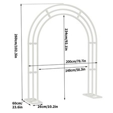 Garden Arch Arbor Heavy Duty