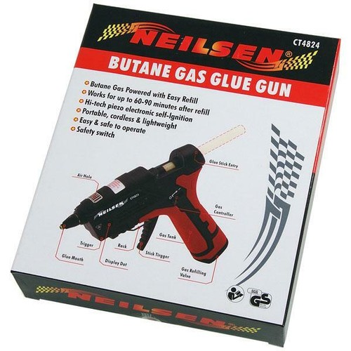 Butane gas glue gun portable - glue,