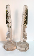 pair Cut Crystal Oblique Art