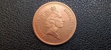 1 penny Gibraltar 1998 to 1996 - Elizabeth 2 - KM# 20