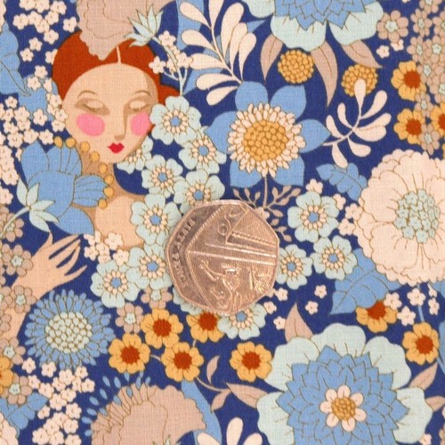 Wallflower blue - wallflower-,