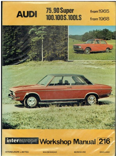 Audi 100 saloon - 100s, (
