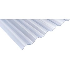 Clear PVCu Corrugated Roofing