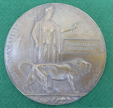 WW1  MILITARY BRONZE MEMORIAL