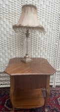 Antique sewing table, 2 Tier Wooden Table