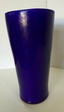 Dallas ceramicist Brooks Oliver signed modernist studio pottery vase cobalt blue