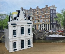 KLM Bols Delft Blue Miniature House - Number 86 **Flawed**