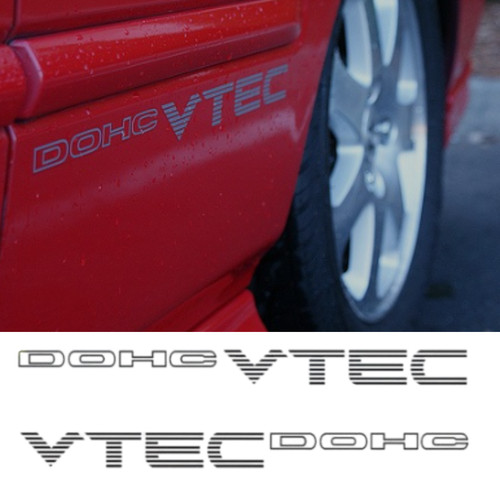 Dohc vtec stickers honda - vtec, 92-00