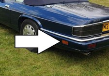 JAGUAR XJS FACELIFT 1991-1996 LEFT SIDE REAR ORANGE BUMPER REFLECTOR LIGHT