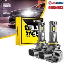 AUXITO 2X 9005/HB3 LED Headlight Halogen 100W 50000LM 6500K Bulbs High Low Beam