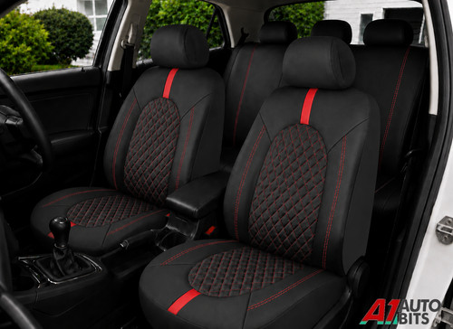 Car seat covers full set - set, red
