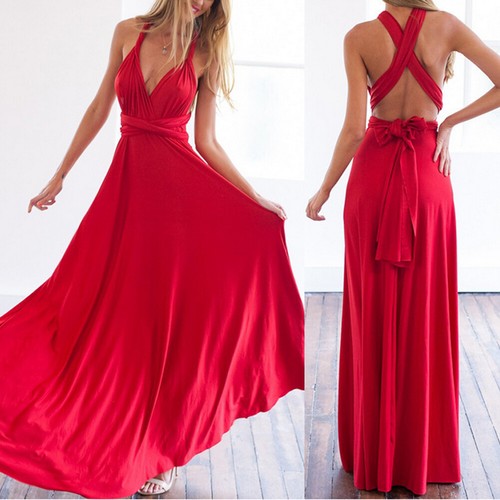 Women bandage long dress - women's,