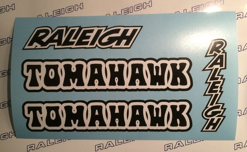 Raleigh tomahawk mk1 decal - raleigh, set