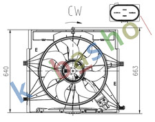 RADIATOR FAN WITH HOUSING FITS