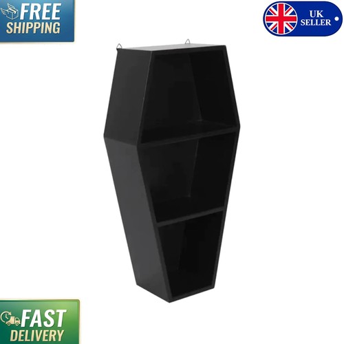 Black gothic coffin - gothic, shelves