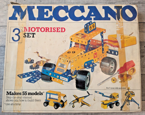 Vintage meccano motorised set - meccano,