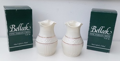 New pair belleek pottery - belleek,