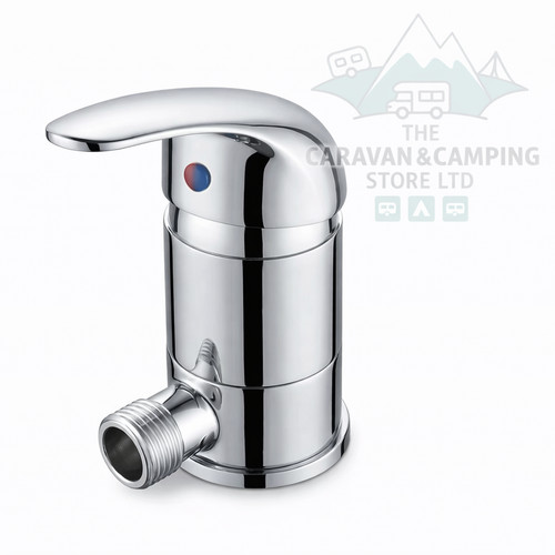Chrome caravan shower mixer - caravan,