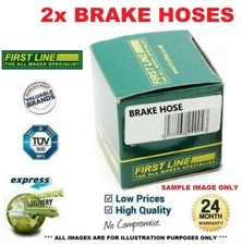 2x REAR BRAKE HOSES for MERCEDES BENZ SPRINTER 3-t Bus 310D 4x4 1997-2002