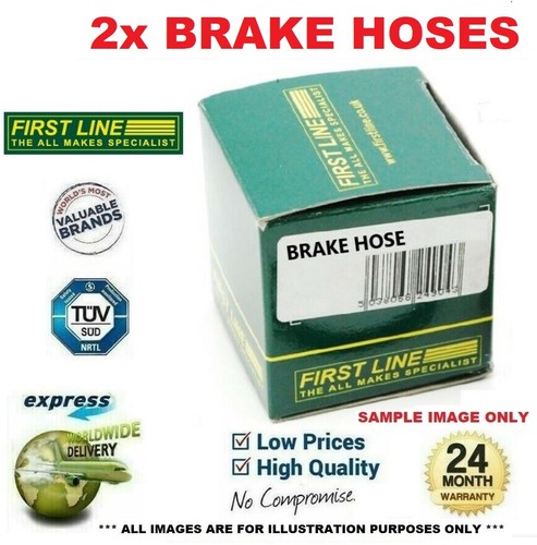 Rear brake hoses for - 2x,