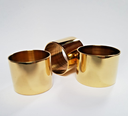Mixed plain brass collars - mixed,