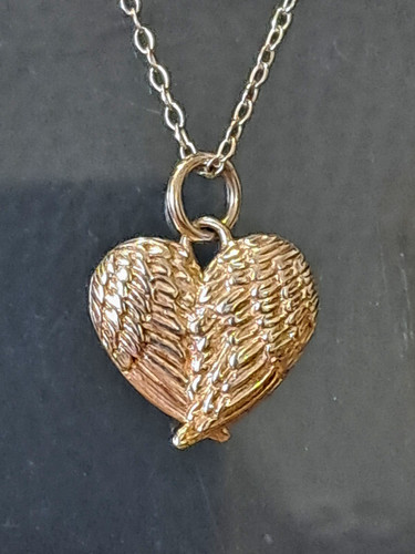 Sterling silver angel wings - silver,