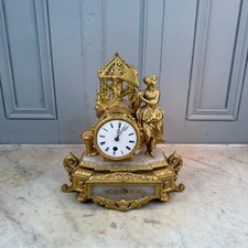 Antique French gilt spelter