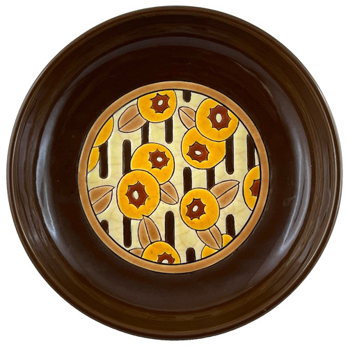 Antique art deco longwy enamel - antique,