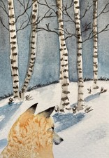 Original Watercolour Silver