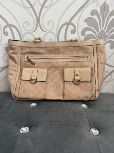 Gucci canvas abbey pocket - gucci,