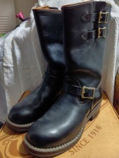 WESCO Boots Leather Black Boss