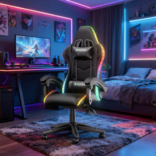 High back rgb gaming chair - rgb,