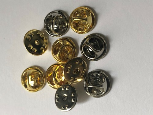 Silver gold metal hat - metal, pin
