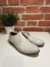 Women UNUSUAL WHITE LEATHER SHOES H by HUDSON DESIGNED BY CHARLIE MAY UK 5 EU 38