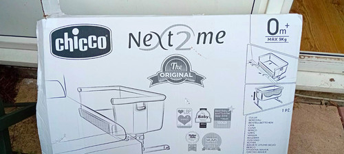 Nearly new bed side - cot, for