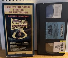 “DRIVE-IN MASSACRE” Pre-cert VHS In Full Uncut Sleeve Slash Horror Rare No Mould