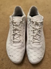 UK 10 Puma Ferrari Future Cat Motorsport Shoes Sneakers White Trainers VGC