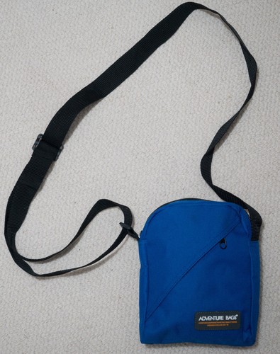 Blue crossbody travel - blue,