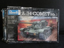 REVELL 03222. A-34 BRITISH COMET MK I TANK.  . 1.76 SCALE.