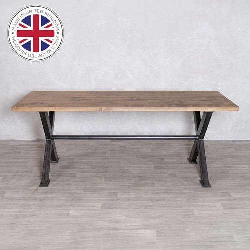 Industrial pine dining - industrial,