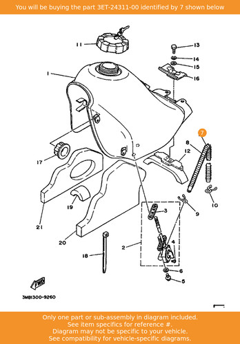 Yamaha pipe fuel - fuel, 1