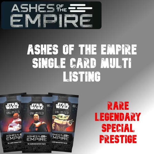 Star wars unlimited ashes - unlimited,